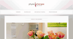 Desktop Screenshot of physiotherapie-im-rieth.de